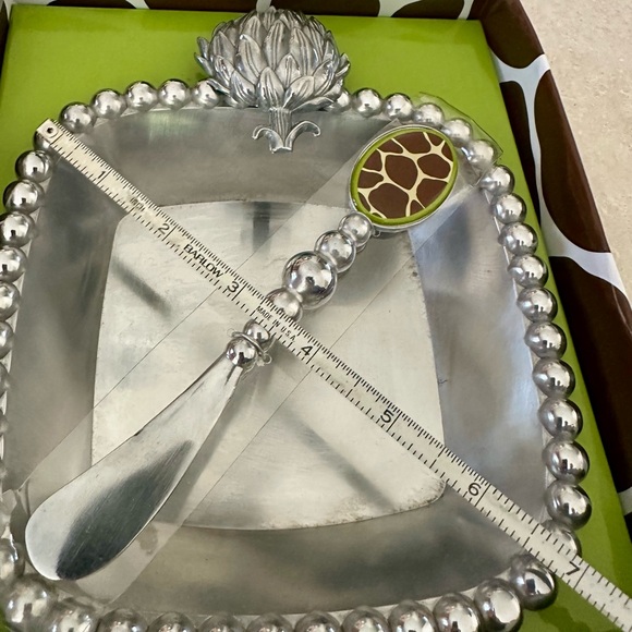 COPY - Mud pie Artichoke bowl with spreader - Picture 4 of 5